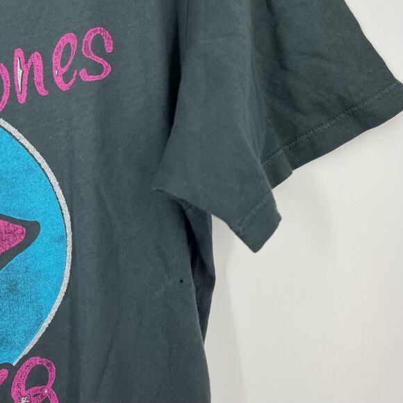 Daydreamer Rolling Stones 78 Ticket Boyfriend Tee Small Vintage Black - Picture 4 of 6